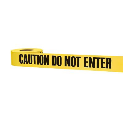 Milwaukee Tool 1000 ft. Premium Yellow Barricade Tape - Caution Do Not Enter