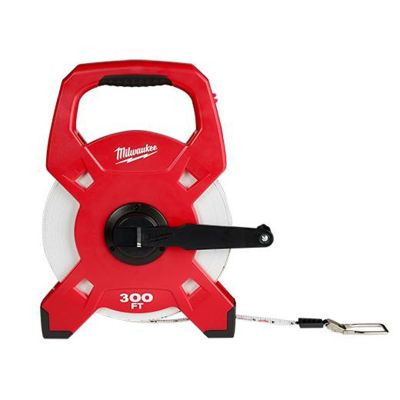 Milwaukee Tool 300ft Fiberglass Open Reel Long Tape Measure
