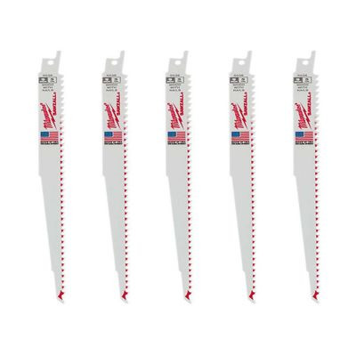 Milwaukee Tool 9" 5 TPI Sawzall Blades (5 Pk)