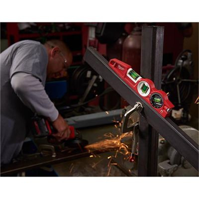 Milwaukee Tool 10" Die cast Torpedo Level with 360 Degree Locking Vial