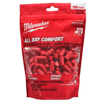 Milwaukee Tool 100 Pair Ear Plugs