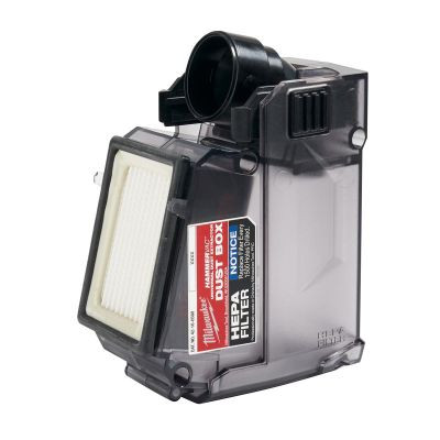 Milwaukee Tool M12 HAMMERVAC Universal Dust Extractor Dust Box, Filter and Lid