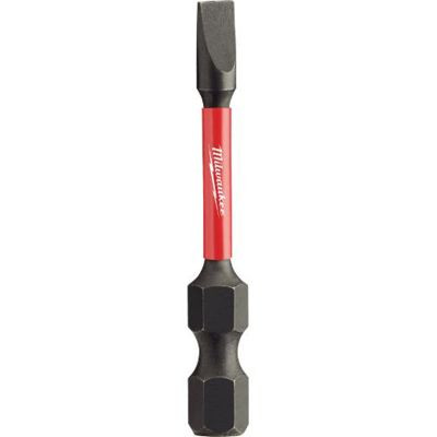 Milwaukee Tool Shockwave 2" Impact Slotted 3/16" Power Bits (25PK)