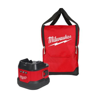Milwaukee Tool M18 Utility Remote Control Search Light Portable Base w/ Carry Bag
