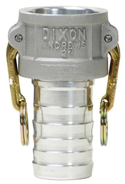 1-1/2" Aluminum Type C Cam & Groove Coupler x Hose Shank