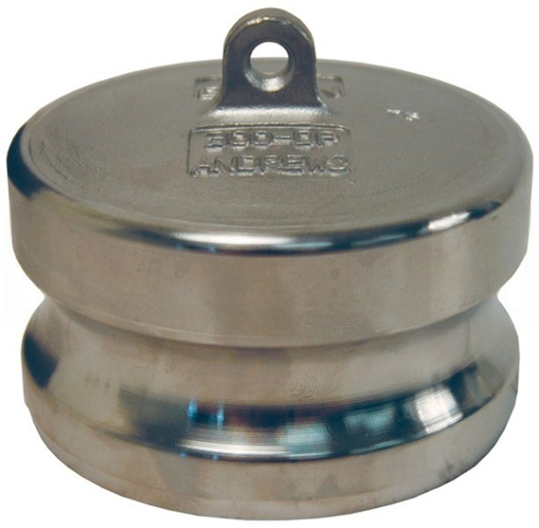 2-1/2" Stainless Steel Cam & Groove Dust Plug Type DP