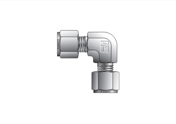 Parker CPI Stainless Steel Union Elbow Compression Tube Fitting