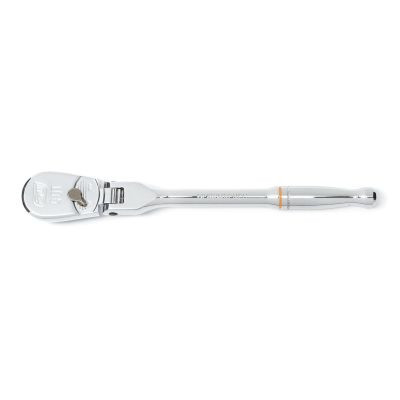 GearWrench 1/4 Inch Drive 90-Tooth Flex Head Teardrop Ratchet 7 Inch