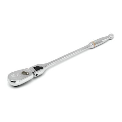 GearWrench 1/2 Inch Drive 90-Tooth Locking Flex Head Teardrop Ratchet 17 Inch
