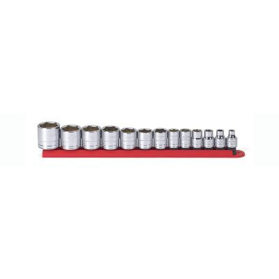 GearWrench 13 Piece 3/8 Inch Drive 6 Point Standard SAE Socket Set