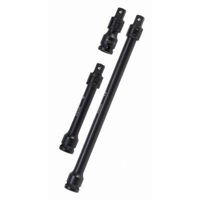 GearWrench 3 Piece 1/2 Inch Drive Locking Impact Extension Set 3 Inch, 6 Inch & 12 Inch