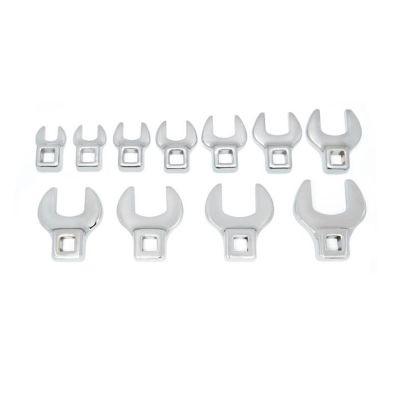 GearWrench 11 Piece 3/8 Inch Drive Crowfoot SAE Wrench Set