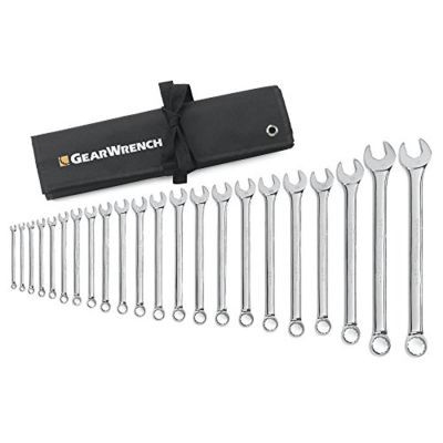 GearWrench 22 Piece 12 Point Long Pattern Combination Metric Wrench Set