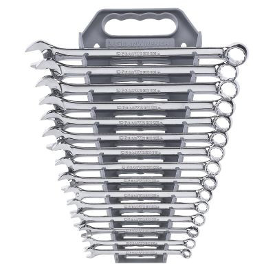 GearWrench 15 Piece 12 Point Long Pattern Combination Metric Wrench Set