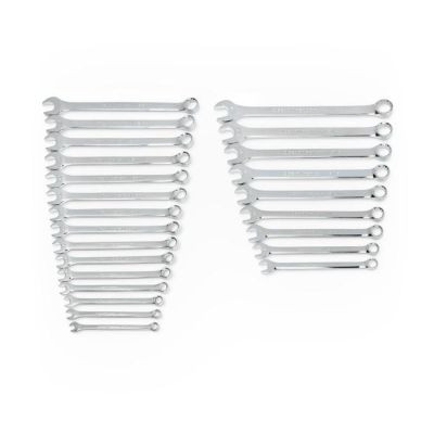 GearWrench 24 Piece 12 Point Long Pattern Combination SAE/Metric Wrench Set