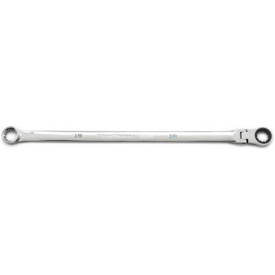 GearWrench 18mm 120XP Universal Spline XL GearBox Flex Head Ratcheting Wrench