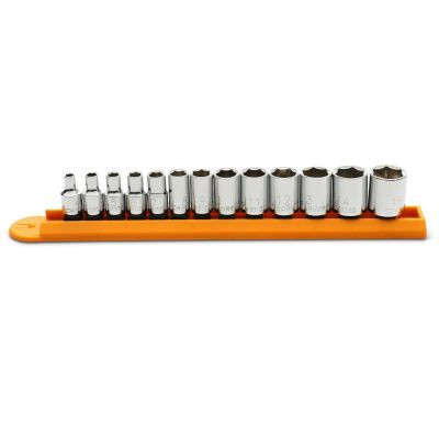 GearWrench 13 Piece 1/4 Inch Drive 6 Point Standard Metric Socket Set