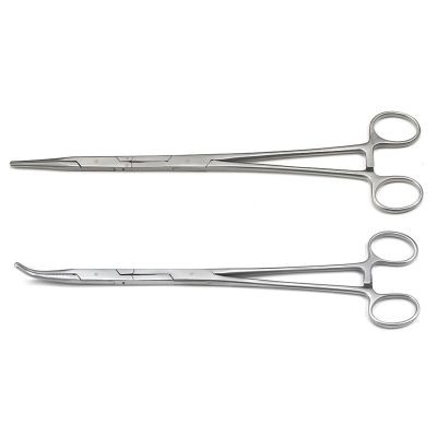 GearWrench 2 Piece Double-X Straight and 45 Degree Hemostat Plier Set
