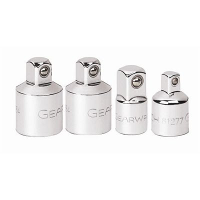 GearWrench 4 Piece 1/4 Inch, 3/8 Inch & 1/2 Inch Drive Adapter Set