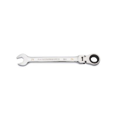 GearWrench 24mm 90-Tooth 12 Point Flex Head Ratcheting Combination Wrench