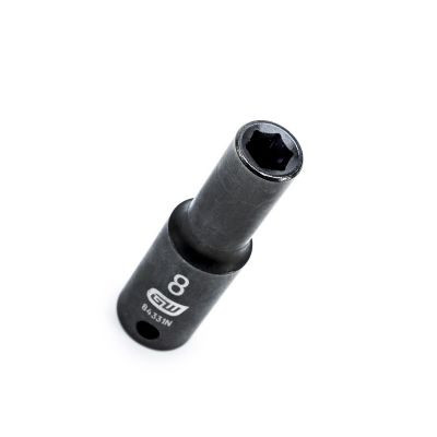 GearWrench 3/8 Inch Drive 6 Point Deep Impact Metric Socket 8mm