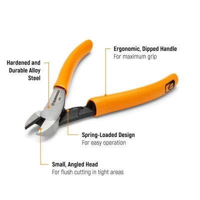 GEARWRENCH 4-1/2" Precision Mini Diagonal Cutting Plier