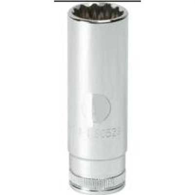 GearWrench 1/2 Inch Drive 12 Point Deep Metric Socket 12mm