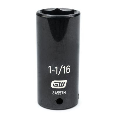 GearWrench 1/2 Inch Drive 6 Point Deep Impact SAE Socket 1-1/16 Inch