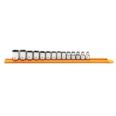 GEARWRENCH 14 Piece 3/8" Drive 6 Point Metric Hi-Viz Socket Set