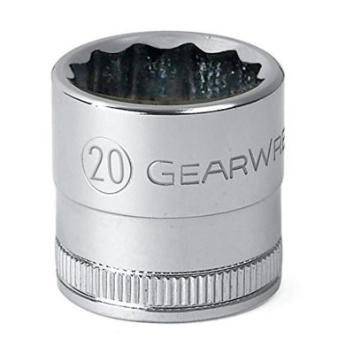 GearWrench 1/2 Inch Drive 6 Point Standard Metric Socket 17mm