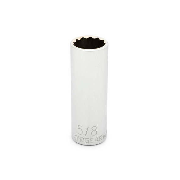 GearWrench 3/8 Inch Drive 12 Point Deep SAE Socket 5/8 Inch - 80515D