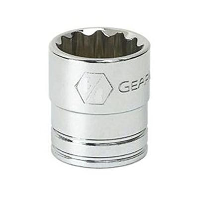 GearWrench 3/8 Inch Drive 12 Point Standard SAE Socket 1/4 Inch