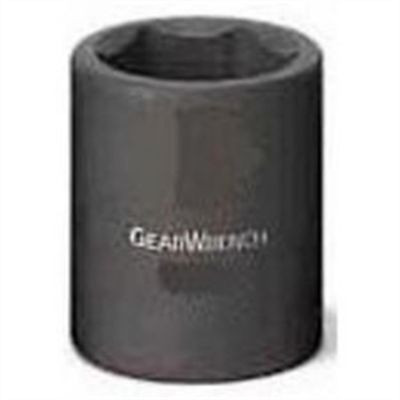 GearWrench 1/4 Inch Drive 6 Point Standard Impact Metric Socket 15mm