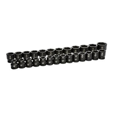 GearWrench 26 Piece 3/4 Inch Drive 6 Point Metric Impact Socket Set