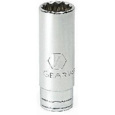 GearWrench 3/8 Inch Drive 12 Point Deep SAE Socket 7/8 Inch