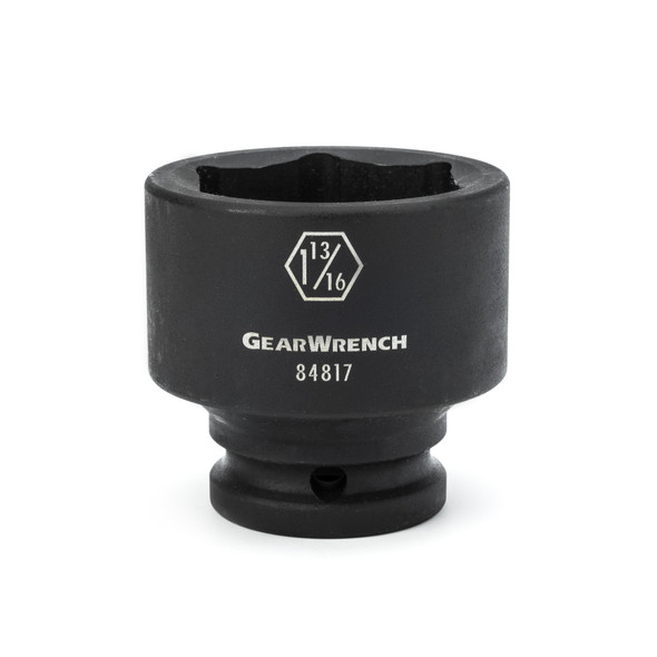 GearWrench 3/4 Inch Drive 6 Point Standard Impact SAE Socket 1-13/16 Inch - 84817