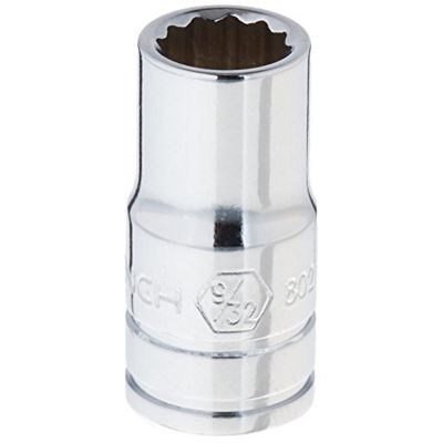 GearWrench 1/4 Inch Drive 12 Point Standard SAE Socket 9/32 Inch