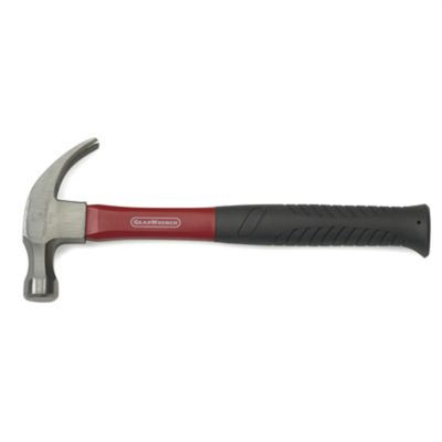 GearWrench 16 Ounce Curved Claw Hammer with Fiberglass Handle