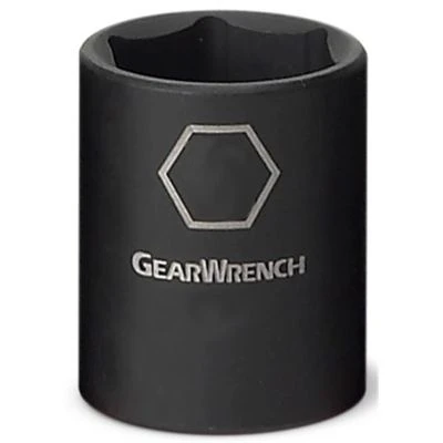 GearWrench 1/2 Inch Drive 6 Point Standard Impact SAE Socket 1/2 Inch