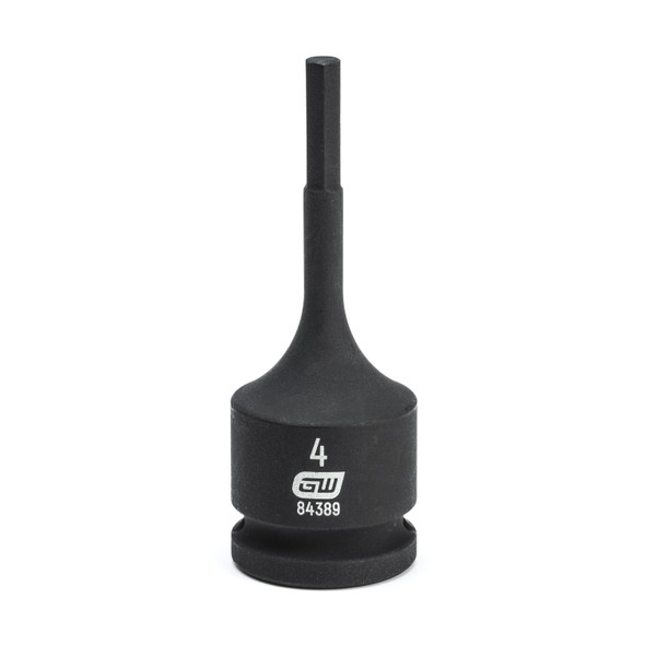 GearWrench 3/8 Inch Drive Hex Bit Impact Metric Socket 4mm - 84389
