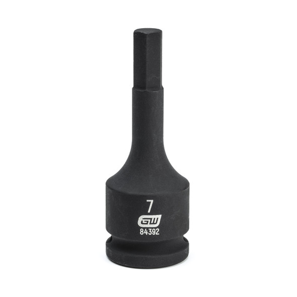GearWrench 3/8 Inch Drive Hex Bit Impact Metric Socket 7mm - 84392
