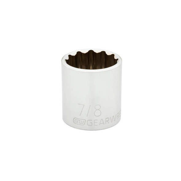 GearWrench 3/8 Inch Drive 12 Point Standard SAE Socket 7/8 Inch - 80506D