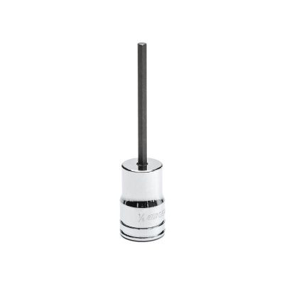 GearWrench 3/8 Inch Drive Mid Length Hex Bit SAE Socket 1/8 Inch