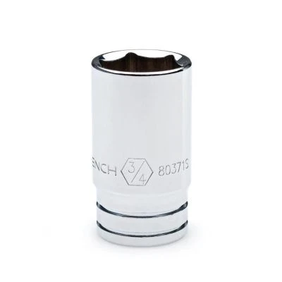 GearWrench 1/4 Inch Drive 6 Point Mid Length SAE Socket 1/2 Inch
