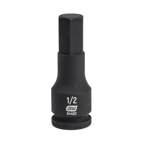 GearWrench 3/8 Inch Drive Hex Bit Impact SAE Socket 1/2 Inch - 84403