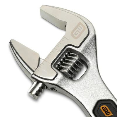 GEARWRENCH 4 Piece 6", 8", 10", 12" Chrome Adjustable Wrench Set