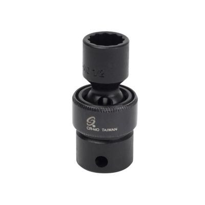 Sunex 3/8" Dr. 7/16" 12 Point Universal Impact Socket