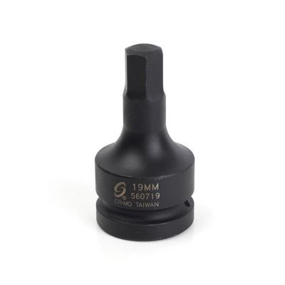 Sunex 1 in. Drive 19 mm Hex Drive Impact So