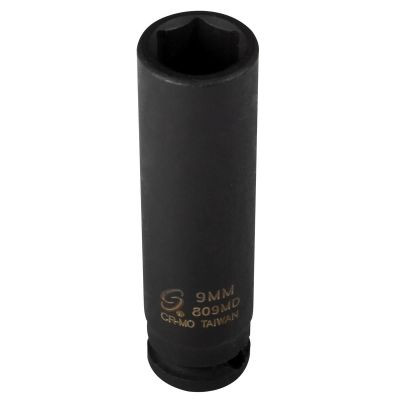 Sunex 1/4 in. Drive 6-Point Deep Impact Soc - SUN809MD