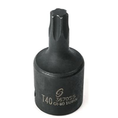 SUNEX SOC T40 3/8D IMP STAR MALE BLK